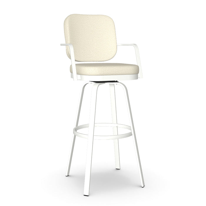 Dorsey Swivel Spectator Stool -Upholstered