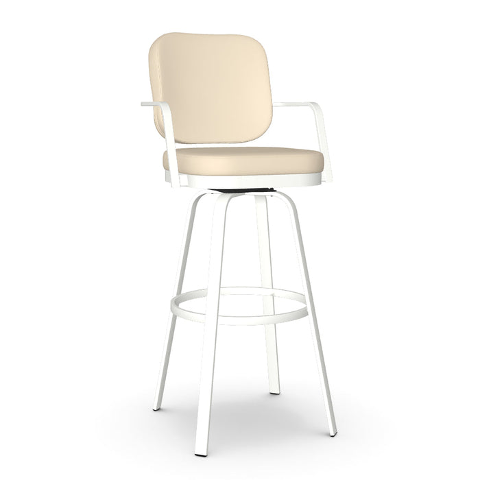 Dorsey Swivel Spectator Stool -Upholstered