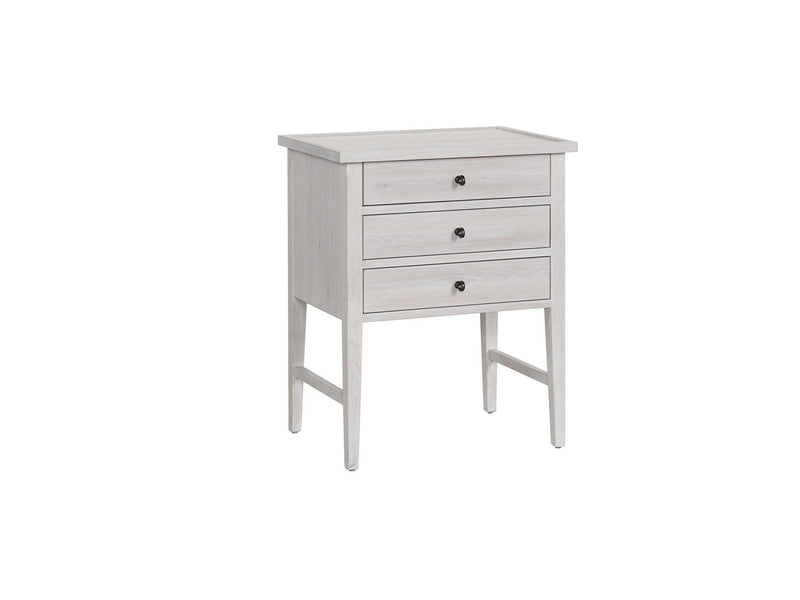 Modern Farmhouse Small Nightstand White