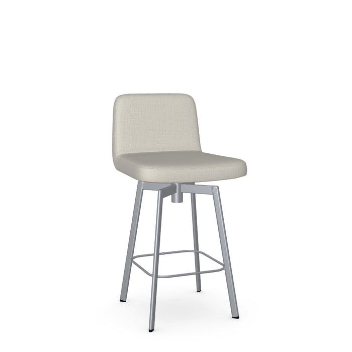 Tully Swivel Counter Stool -Upholstered