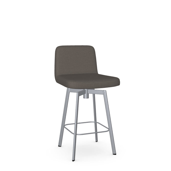Tully Swivel Counter Stool -Upholstered