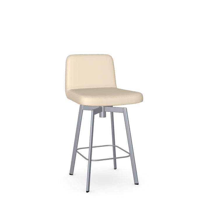Tully Swivel Counter Stool -Upholstered