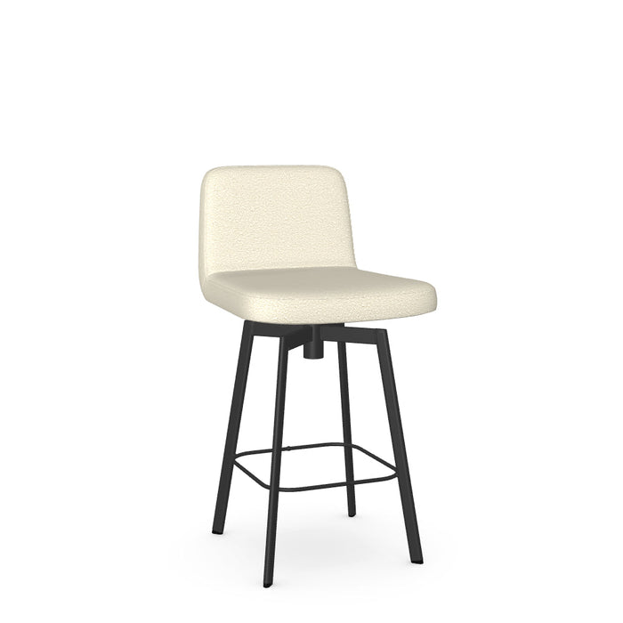 Tully Swivel Counter Stool -Upholstered
