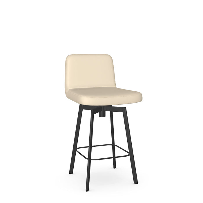Tully Swivel Counter Stool -Upholstered