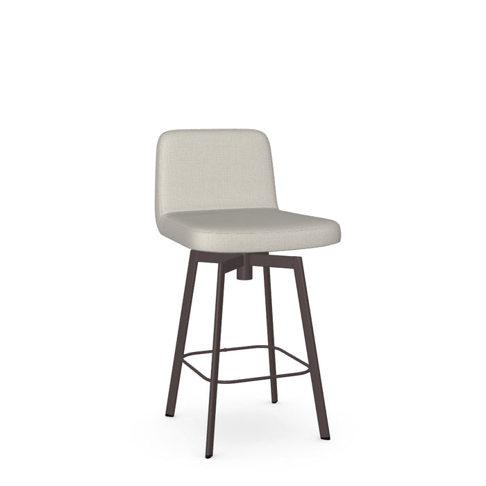 Tully Swivel Counter Stool -Upholstered
