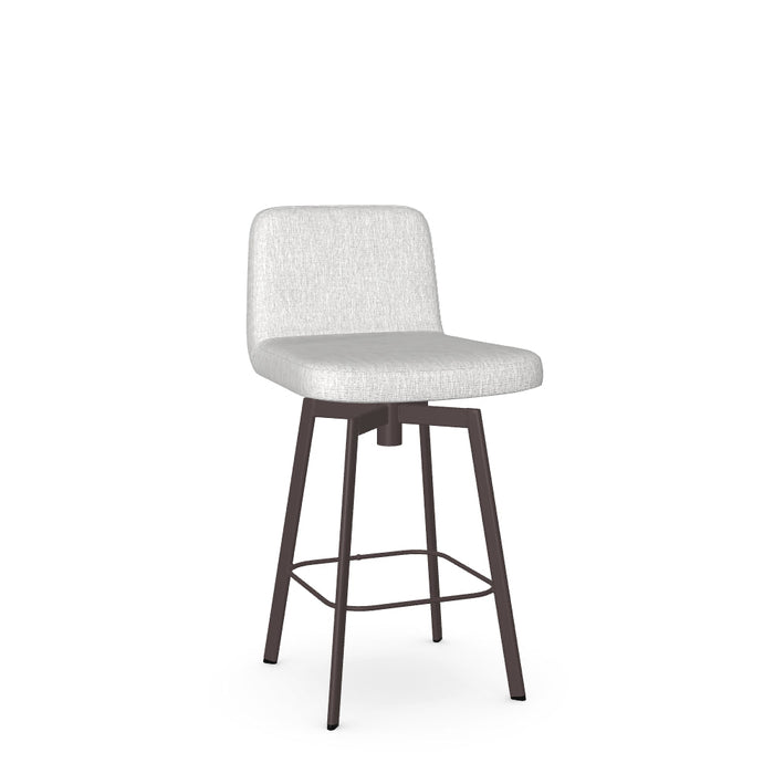 Tully Swivel Counter Stool -Upholstered
