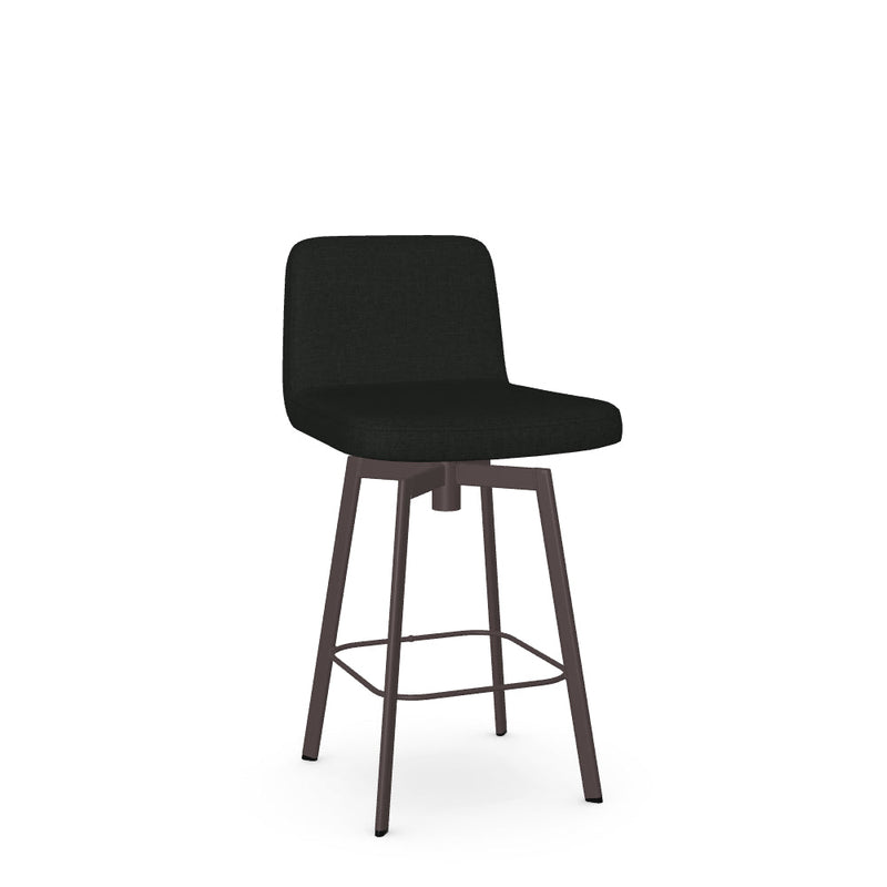 Tully Swivel Counter Stool -Upholstered