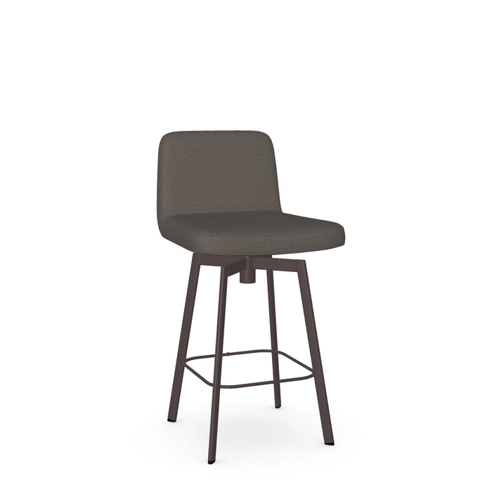 Tully Swivel Counter Stool -Upholstered