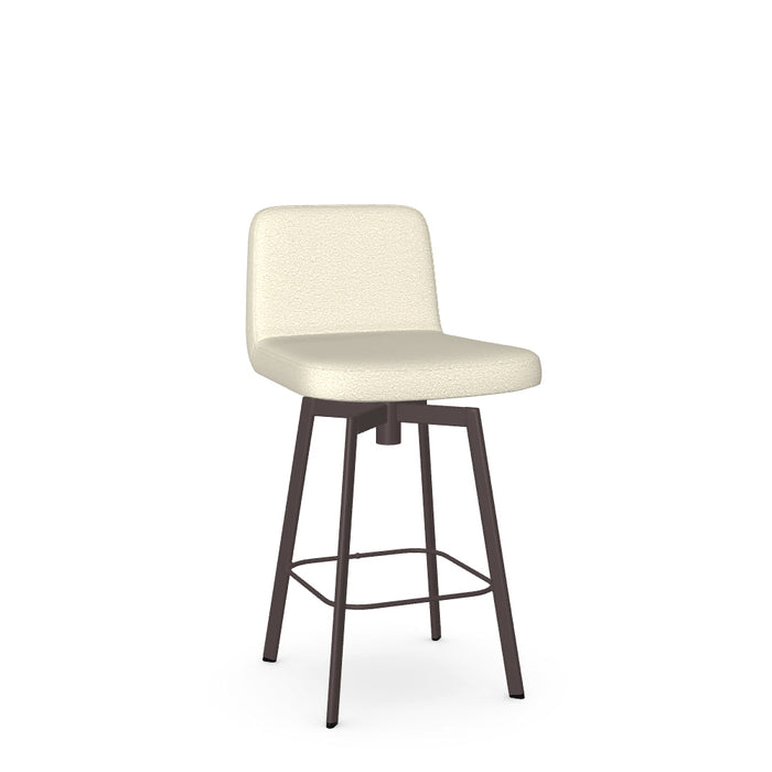 Tully Swivel Counter Stool -Upholstered