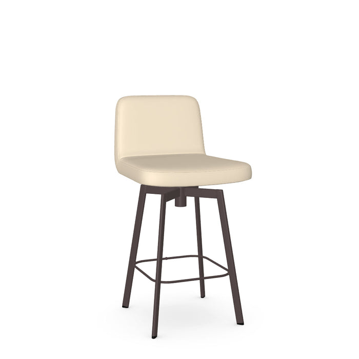 Tully Swivel Counter Stool -Upholstered