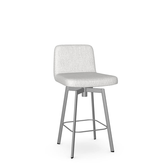 Tully Swivel Counter Stool -Upholstered