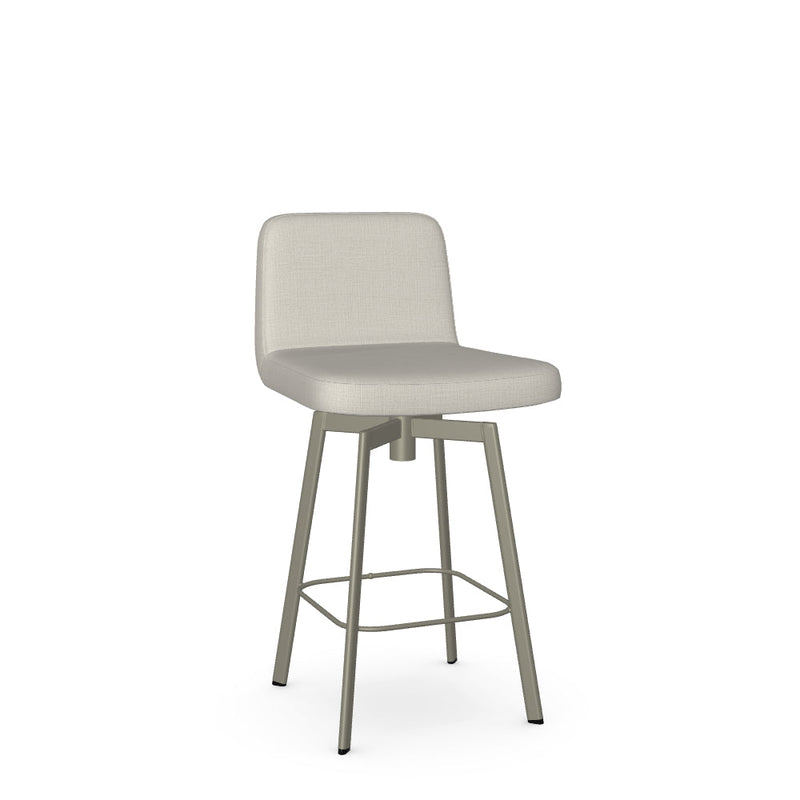 Tully Swivel Counter Stool -Upholstered