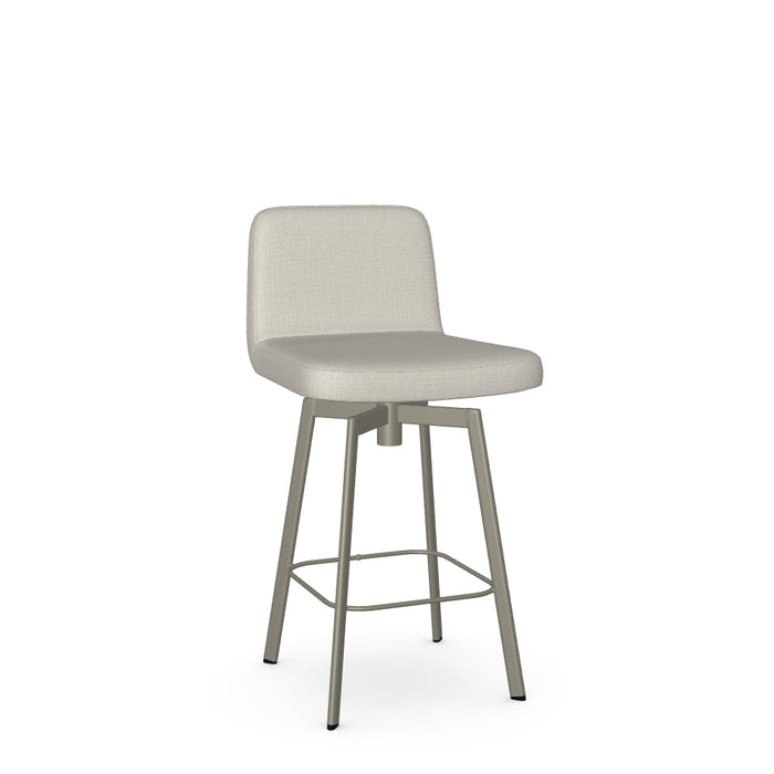Tully Swivel Counter Stool -Upholstered