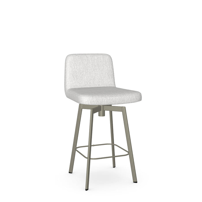 Tully Swivel Counter Stool -Upholstered