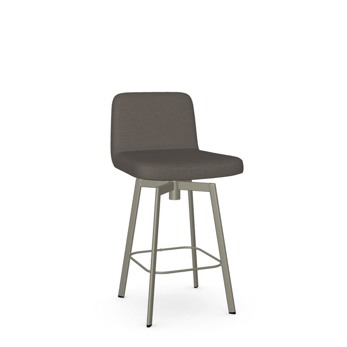 Tully Swivel Counter Stool -Upholstered