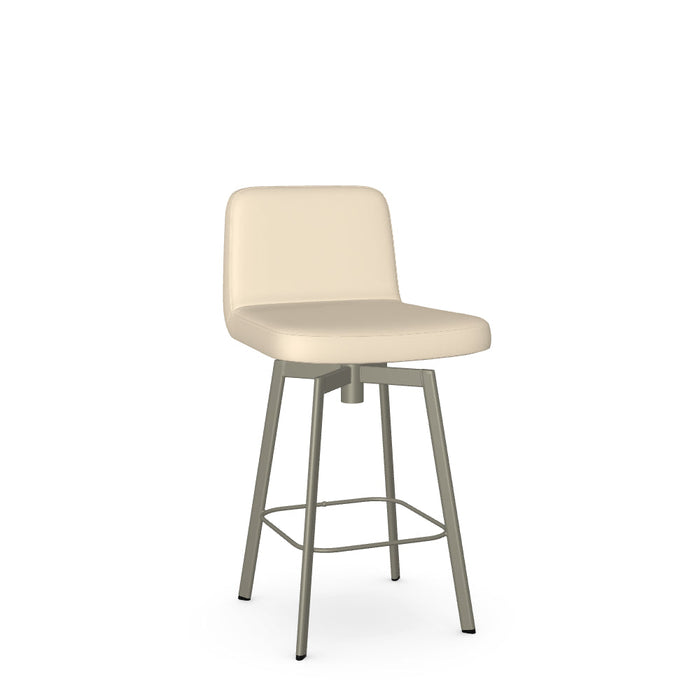 Tully Swivel Counter Stool -Upholstered
