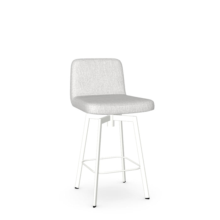 Tully Swivel Counter Stool -Upholstered