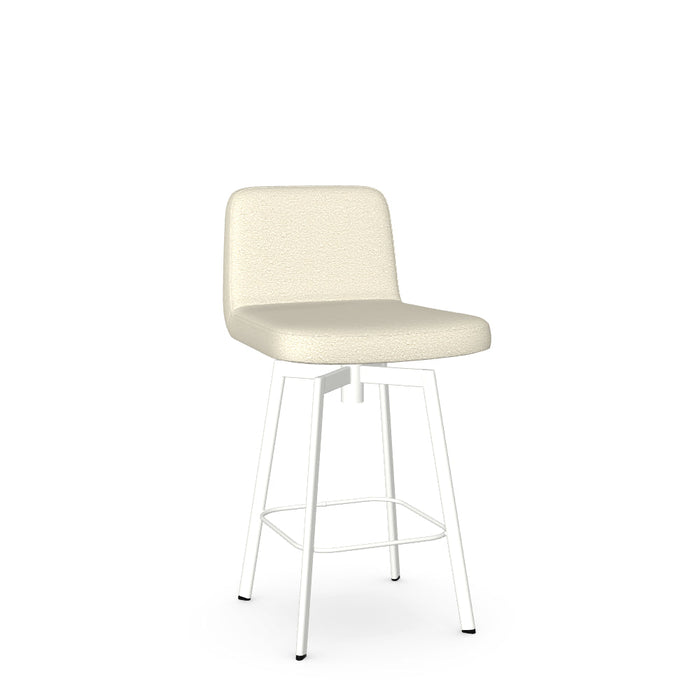 Tully Swivel Counter Stool -Upholstered