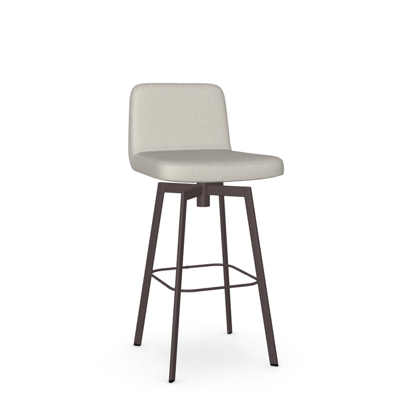Tully Swivel Bar Stool -Upholstered