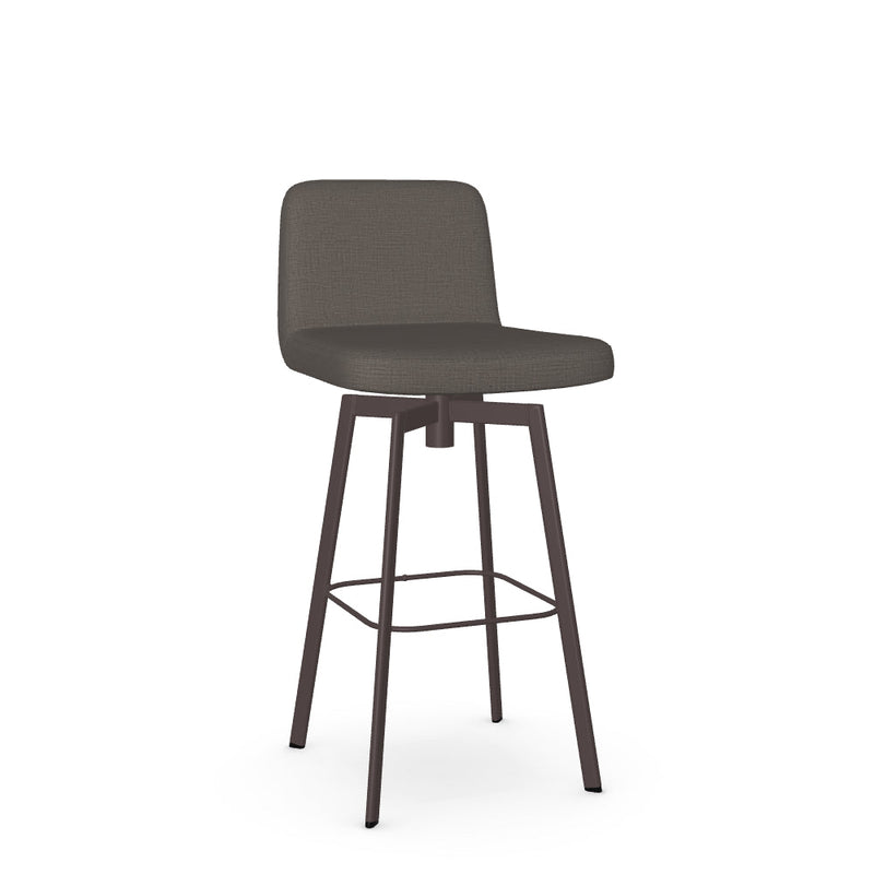 Tully Swivel Bar Stool -Upholstered