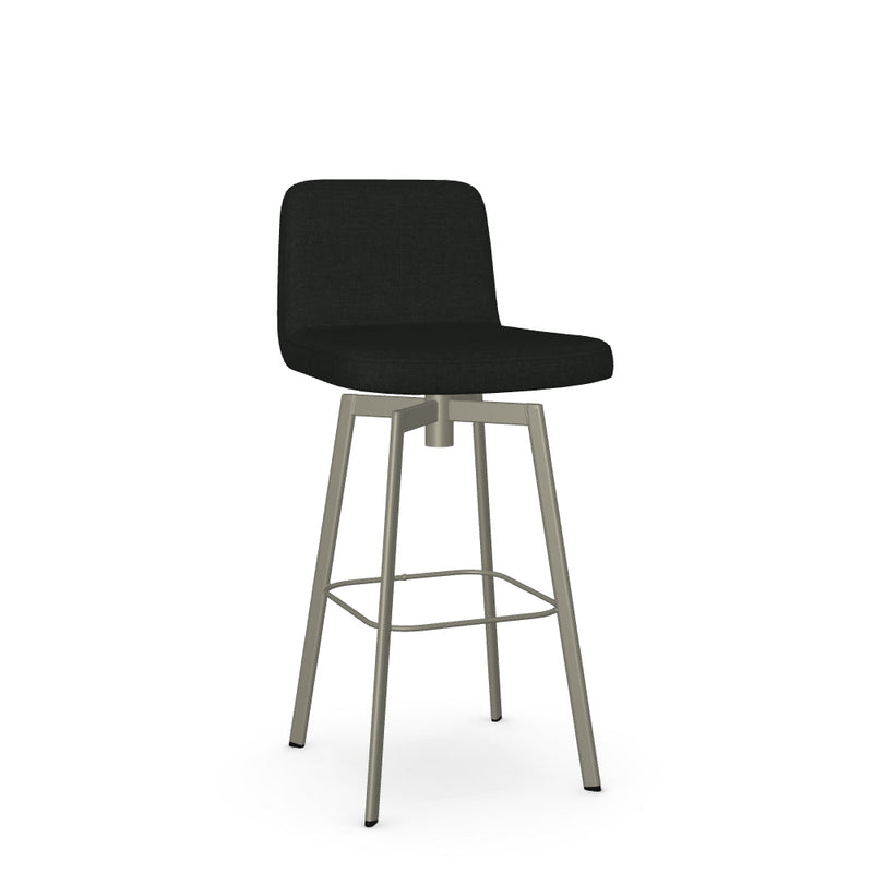 Tully Swivel Bar Stool -Upholstered