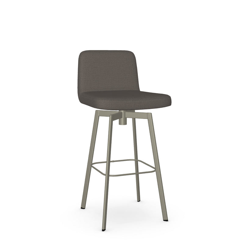 Tully Swivel Bar Stool -Upholstered