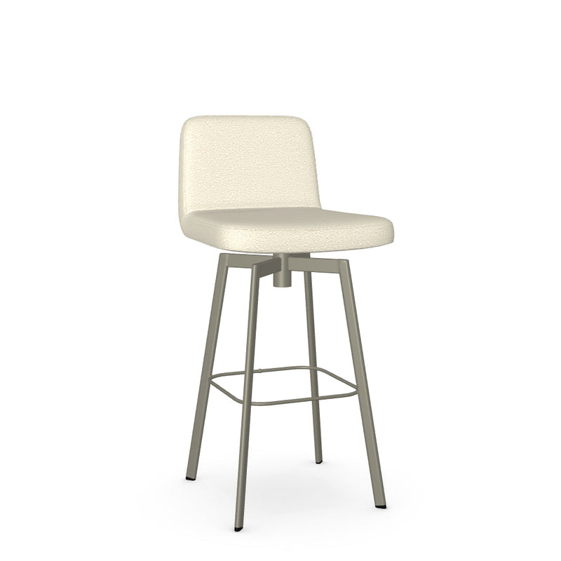 Tully Swivel Bar Stool -Upholstered
