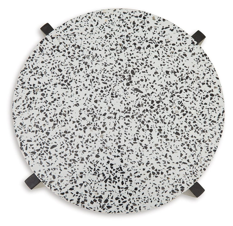 Tellrich - Accent Table - Black / White
