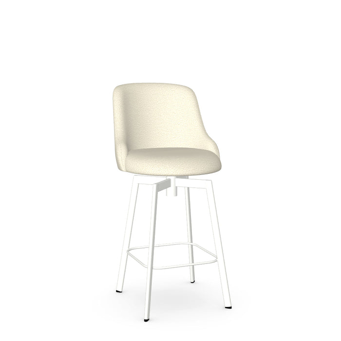 Diego Swivel Counter Stool -Upholstered