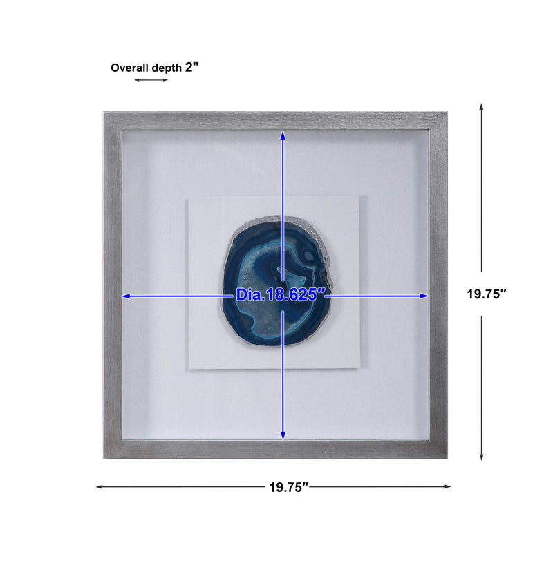 Kalia - Stone Shadow Box - Blue