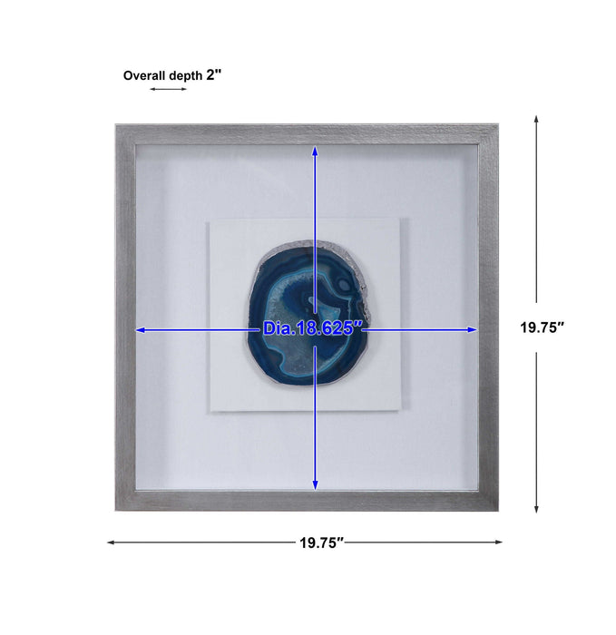 Kalia - Stone Shadow Box - Blue