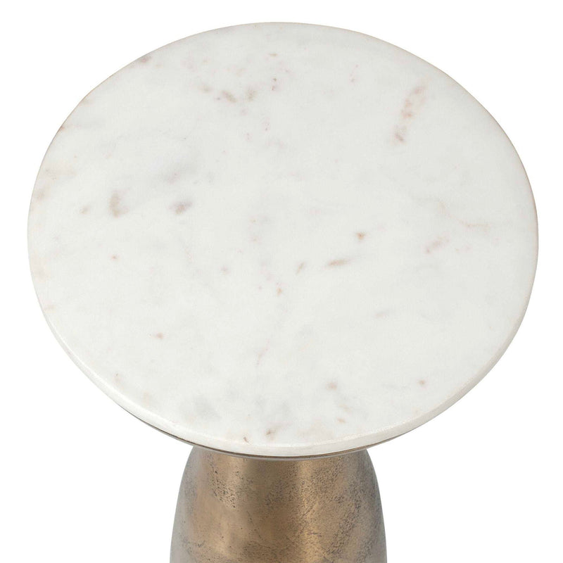 Torin - Drink Table - Gold / White
