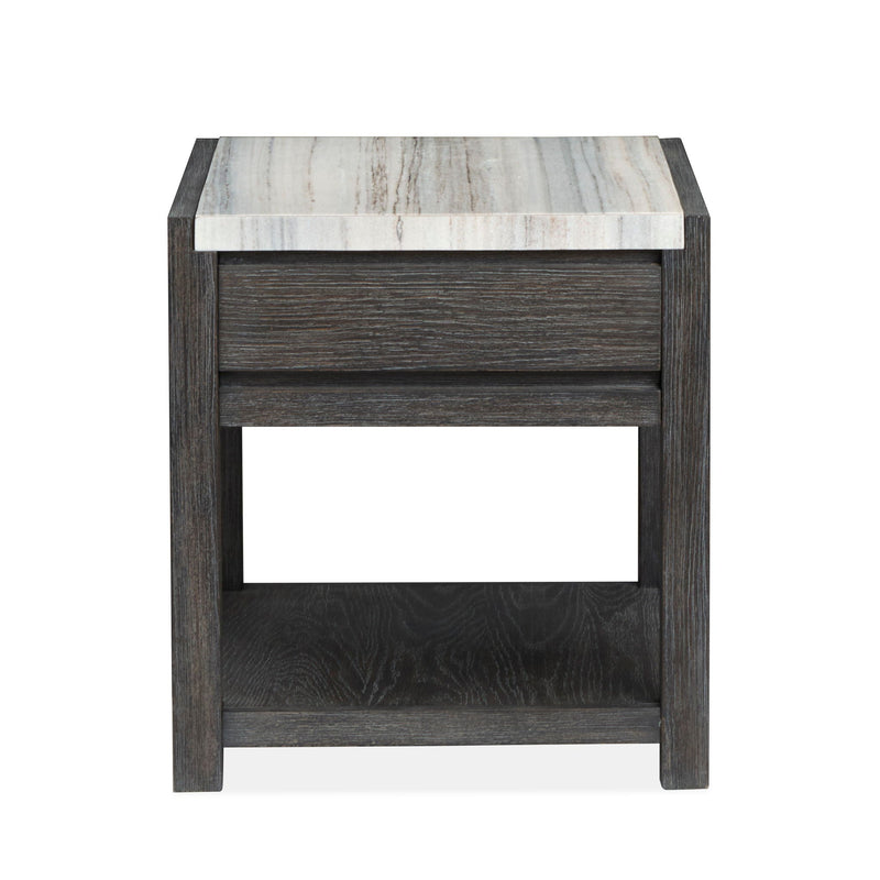 Plum Creek - Rectangular End Table - Ravenwood Black