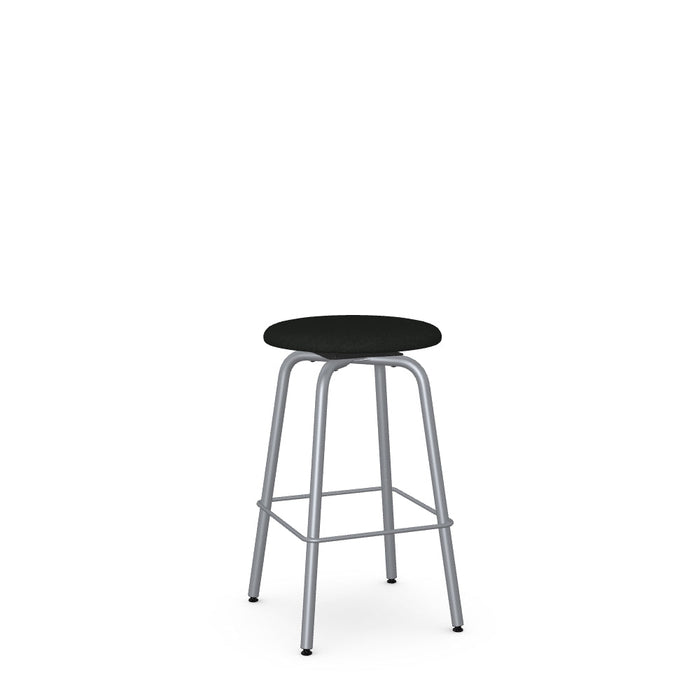 Button Swivel Counter Stool -Upholstered