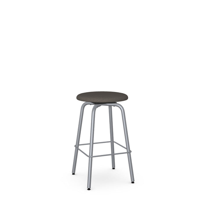 Button Swivel Counter Stool -Upholstered