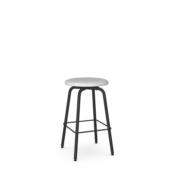 Button Swivel Counter Stool -Upholstered