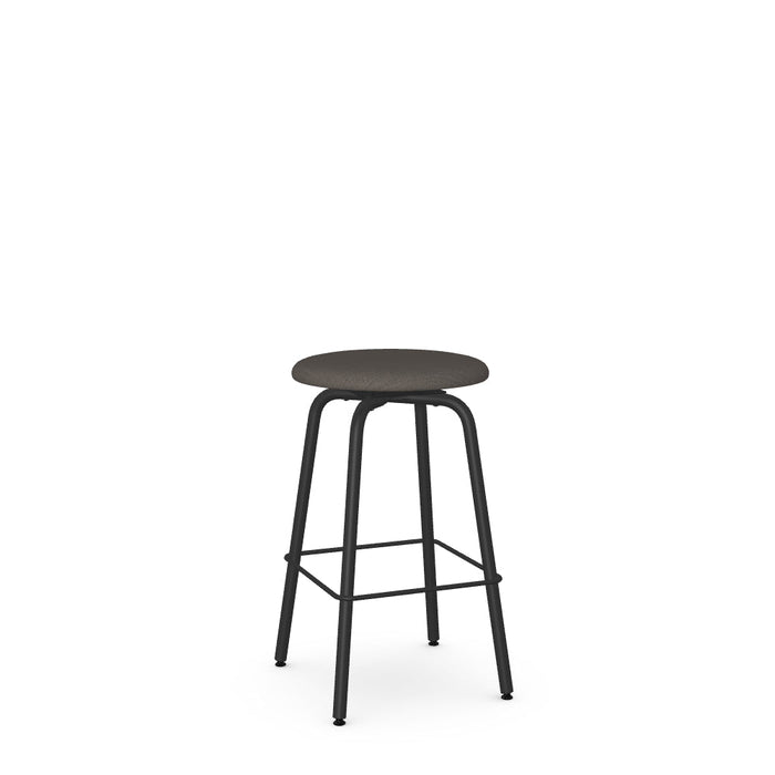 Button Swivel Counter Stool -Upholstered