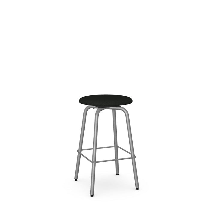 Button Swivel Counter Stool -Upholstered