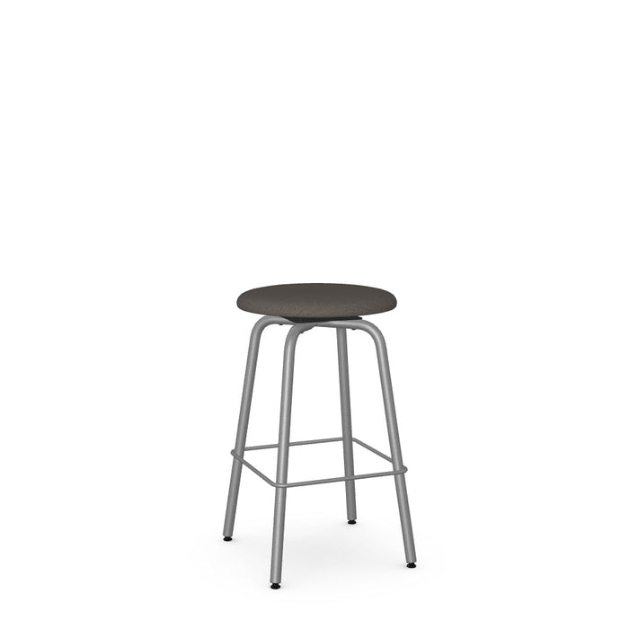 Button Swivel Counter Stool -Upholstered