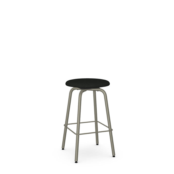 Button Swivel Counter Stool -Upholstered