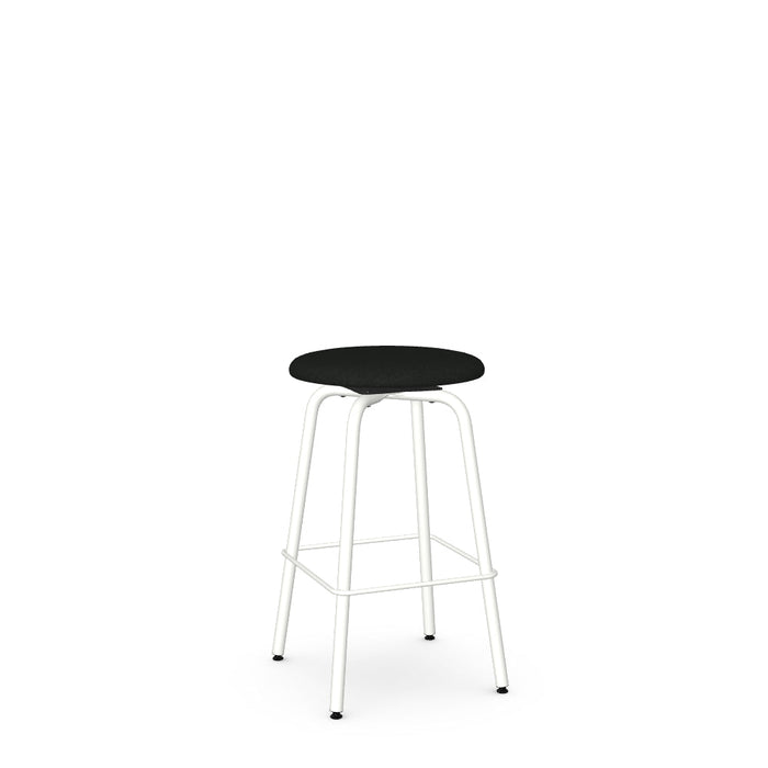 Button Swivel Counter Stool -Upholstered