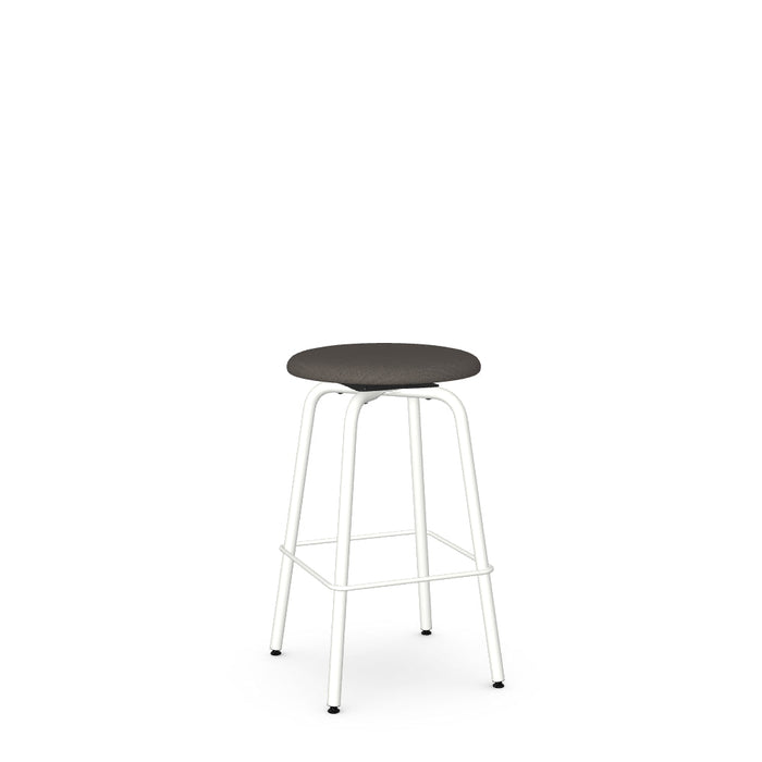 Button Swivel Counter Stool -Upholstered