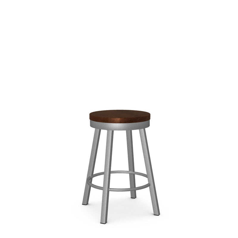 Connor Swivel Counter Stool- Wood