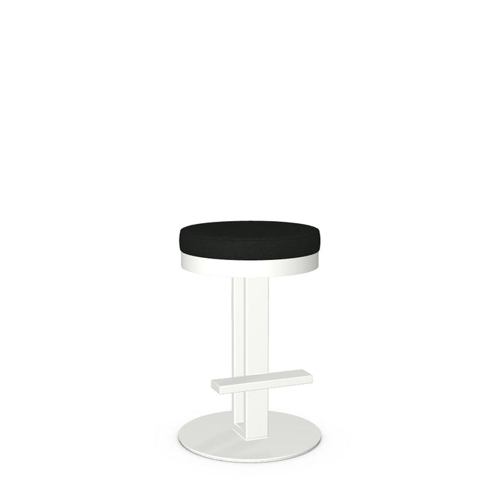 Glint Swivel Counter Stool -Upholstered