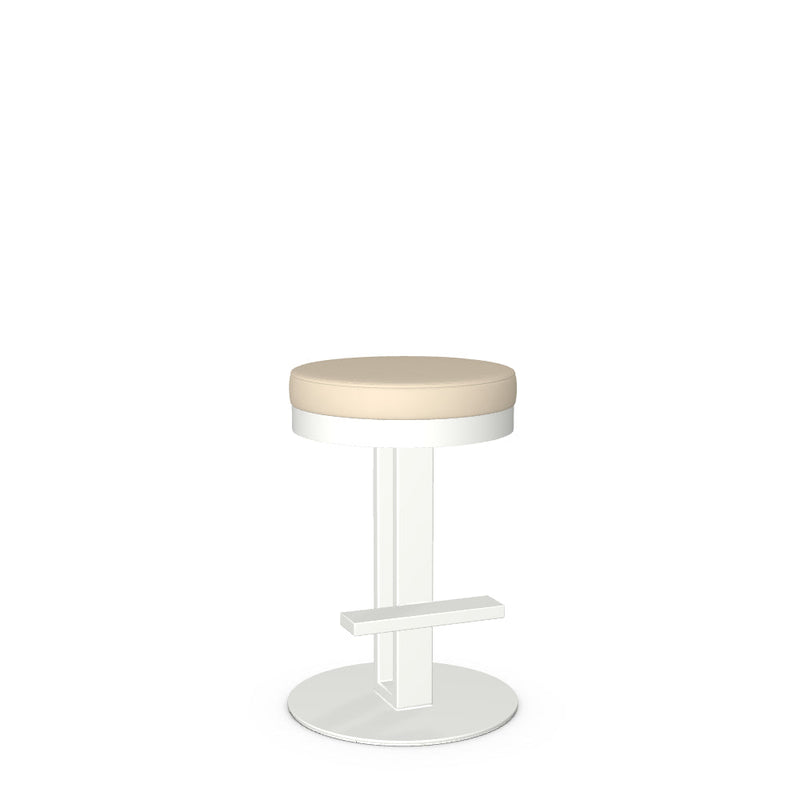 Glint Swivel Counter Stool -Upholstered