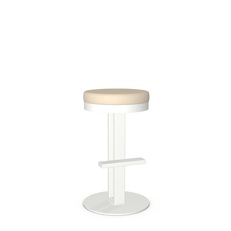 Glint Swivel Bar Stool -Upholstered