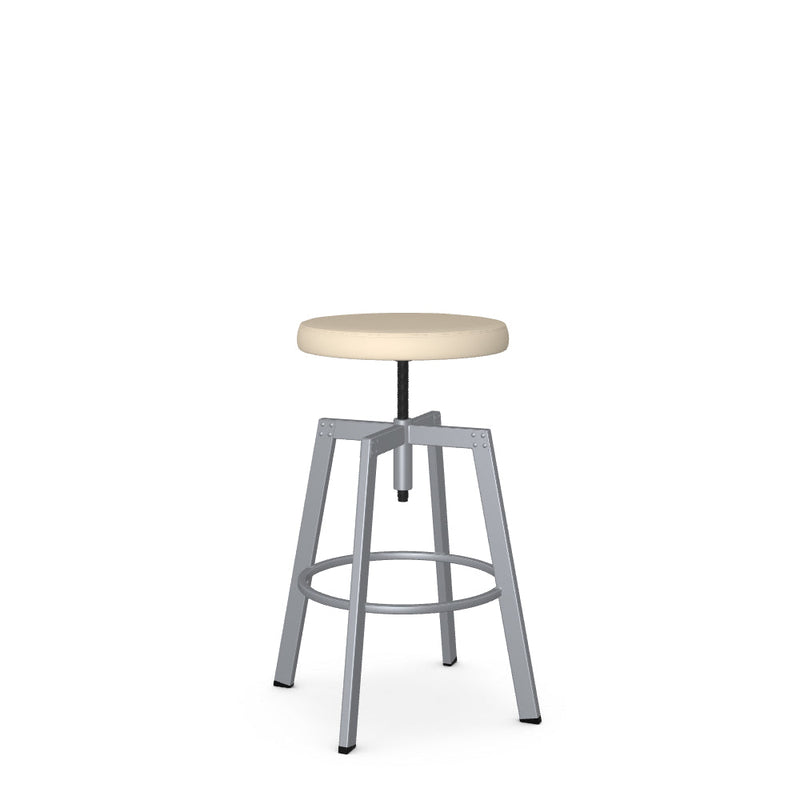 Architect Screw Stool -Upholstered