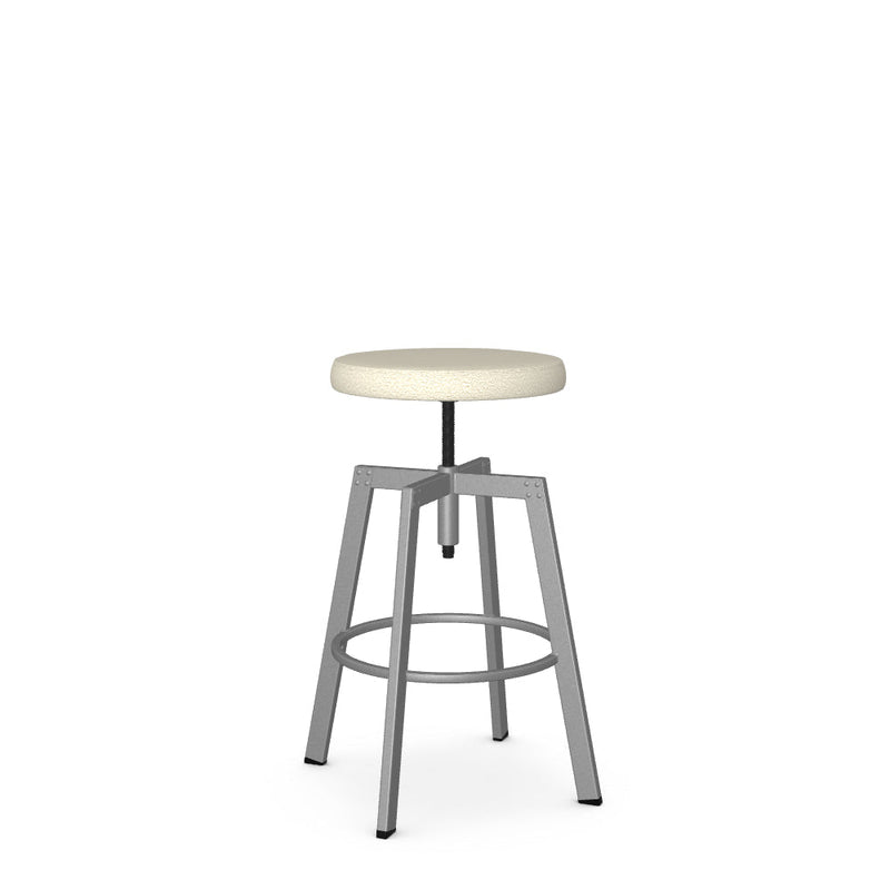 Architect Screw Stool -Upholstered