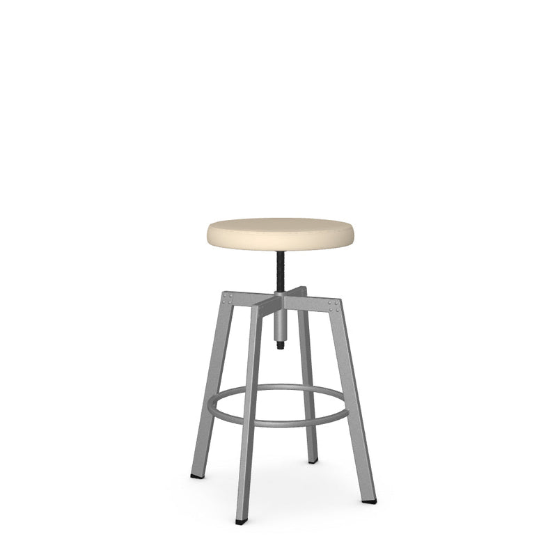 Architect Screw Stool -Upholstered