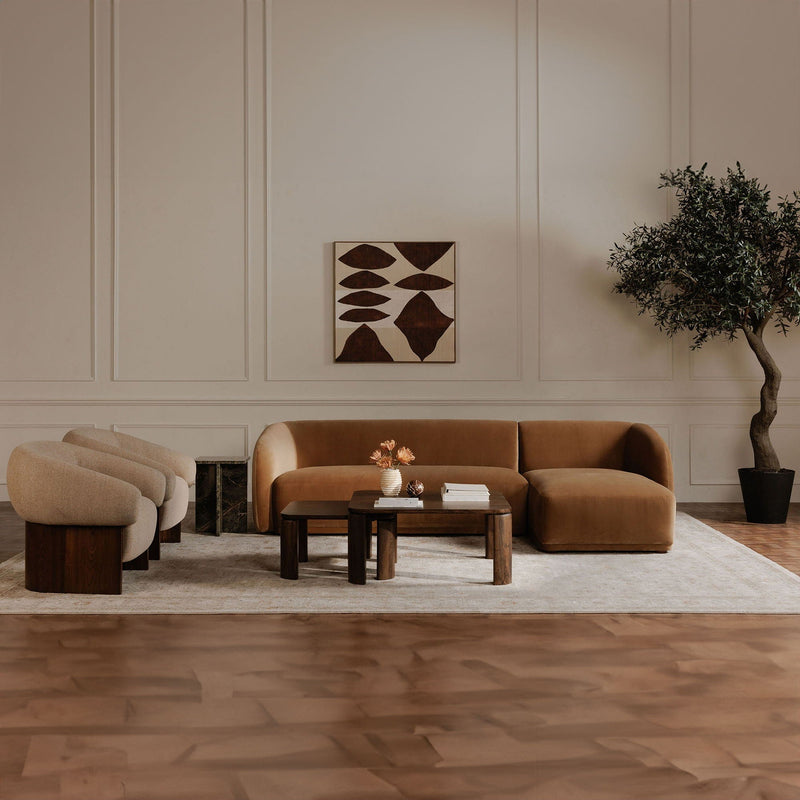 Faye - Left Sectional - Tan